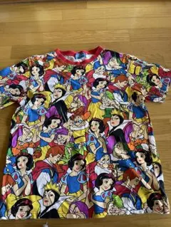 東京ディズニーリゾート 白雪姫 総柄 Tシャツ Mサイズ