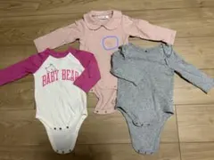 長袖ロンパースまとめ　70 80 GAP Bebe