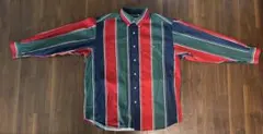 LACOSTE サイズ5 L XL ビッグシルエット ストライプ90s 古着