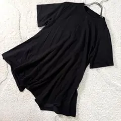 【上品】ジャンニロジュディチェ フレア チュニック 黒 36 Sのサムネイル