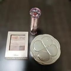 ヴィセアイカラー&キャンメイクマシュマロフィニッシュパウダー&セザンヌリップ