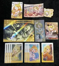 プロセカ グリッター缶バッジ グリ缶 エピカ 箔押し 特典 鏡音リン まとめ売り