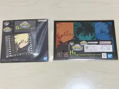 ヒロアカ 一番くじ イラストボード&ステッカー ラバーコースター 爆豪勝己