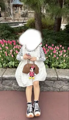 Bibiy. ホワイトハート刺繍ワンピース - メルカリ