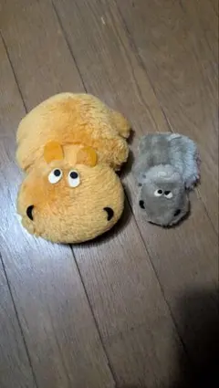 昭和レトロ DAKIN デーキン カバ かば ぬいぐるみ くったり 当時物