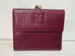 CELINE ヴィンテージ折り財布 がま口 ボルドーのサムネイル