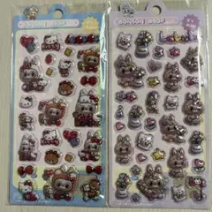 ラブブ コラボ ボンボンドロップシール風 ぷくぷくシール 【Lills19】36