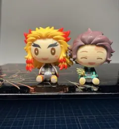 鬼滅の刃 一番くじ 鬼殺の志 弐 ちょこのっこフィギュア　竈門炭治郎　煉獄杏寿郎