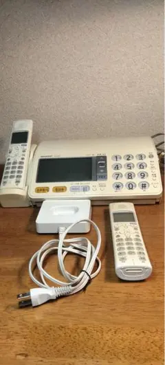 amadana コードレス電話機 PT-308 ＋増設子機×2台 取説 予備電池 
