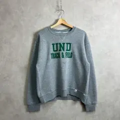 USA古着 ラッセルアスレチック 前V スウェット グレー M vintage
