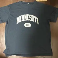MINNESOTA ロゴプリント 半袖Tシャツ