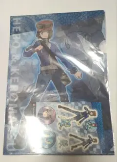ポケモンセンター限定　A4クリアファイル・ステッカー　男主人公&ケロマツのサムネイル
