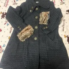 アクシーズファム　茶色ファー付きロングコート