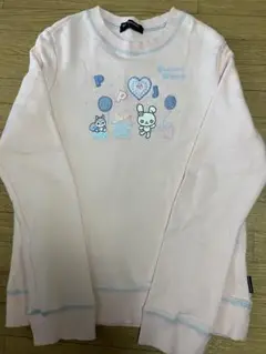 【値下げ】ポンポネット　トレーナー　薄いピンク　160 平成レトロ