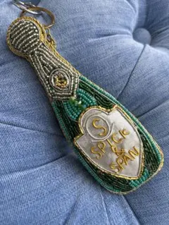 スピックアンドスパン　シャンパン　キーホルダー　キーリング