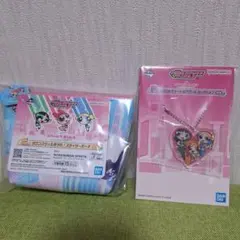 パワーパフガールズ　パワパフ　一番くじ　E賞ポーチ F賞アクリルコレクション
