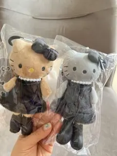 ハローキティ ぬいぐるみキーホルダー 2体セット