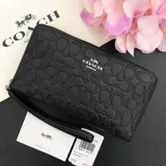希少！【新品】 COACH コーチ★長財布 エンボスのサムネイル