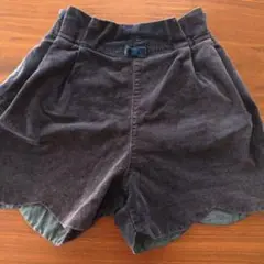 apres les cours ショートパンツ 140 秋冬 コーデュロイ