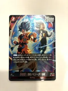 極美品　孫悟空：BR/ベジータ：BR SR [FB09-011]