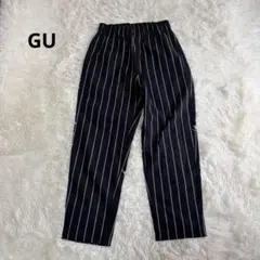 GUイージーパンツ ネイビー　メンズ ウエストゴムのサムネイル