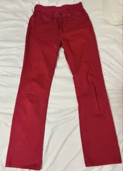Lee 赤色デニム 27×32のサムネイル