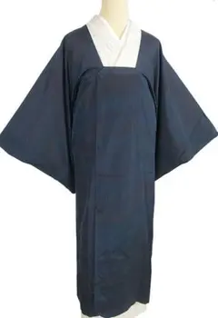 塵除けロング丈道行コート 単衣～夏物 紗織 縞柄身丈126cm正絹 