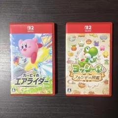 Nintendo Switch 2 ソフト 2本セット ぽこあ カービィ - メルカリ