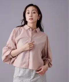 【2024SS】ur's カラークロップドフォルムシャツ L