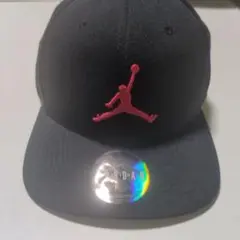 Jordan ジョーダン 帽子ブラック/レッド キャップ フリーサイズ 黒 赤