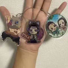 鬼滅の刃アクリルキーホルダー3個セット✨️