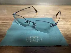 DIONA リムレス サングラス シルバー