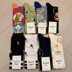 Happy Socks メンズ ソックス 8足セット