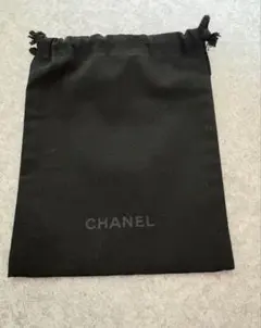CHANEL ノベルティブラック 巾着ポーチ