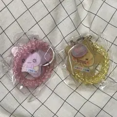 しずくちゃんちいさなしずくのようせいたち スプリングゴム キーホルダー2種セット