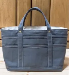 ポケットいっぱい♡帆布トートバッグ風ツールボックス♡ダークグレー♡Mサイズ