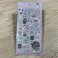 ボンボンドロップシール サンリオ キャラクター はんぎょ ばつまる ぽちゃ