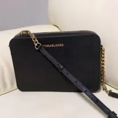 ‼️美品　MICHAEL KORS ブラックショルダーバッグ