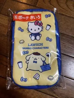 LAWSON ハローキティとポムポムプリンのポーチ