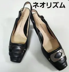 美品 ネオリズムサンダル 23.5 黒 MADE IN JAPAN 滑り止め付き