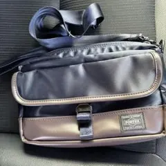 極美品 ポーター ショルダーバッグ 斜めがけ お洒落 ネイビー