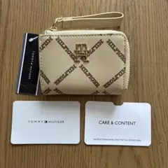 【未使用品】トミーヒルフィガー トライフォールド 三つ折り財布 オフホワイト