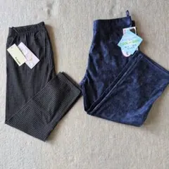 クールドライ チェック柄レギンス LLサイズ 2本セット