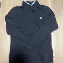 FRED PERRY 長袖ポロシャツ ネイビー