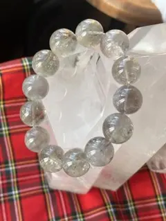 レア！グリーンアメジストブレスレット 約18mm