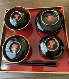 Disney Mickey Mouse お食い初め 食器セットのサムネイル