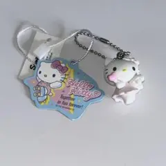 【2月末まで】サンリオ キーホルダー ハローキティ ガチャ 夢見るエンジェル