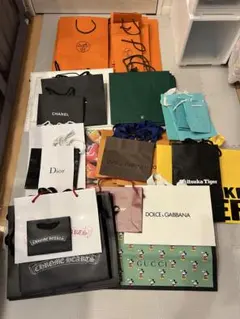 ☆エルメス＆ルイヴィトンLV＆グッチ＆ロエベ等ショッパーセット☆紙袋