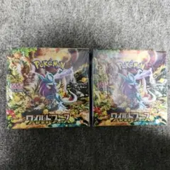 ポケモンカード　ワイルドフォース　シュリンク付き2box