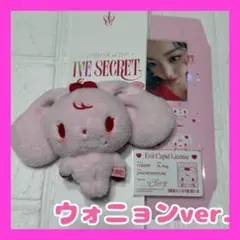 IVE SECRET ぬいぐるみ キーリング ウォニョン トレカ